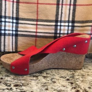 Lucky Brand •Miller Platform Wedge• size 10